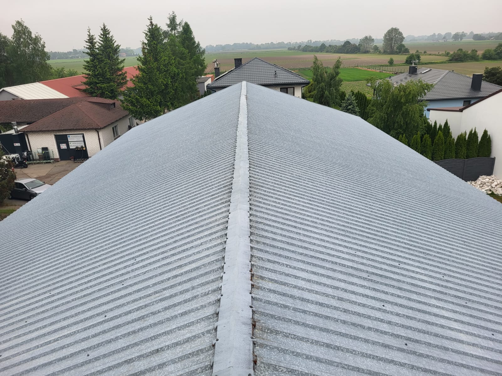 Malowanie natryskowe elewacji Maldom